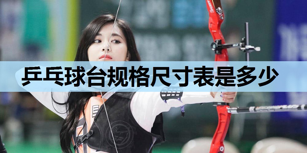 乒乓球台规格尺寸表是多少