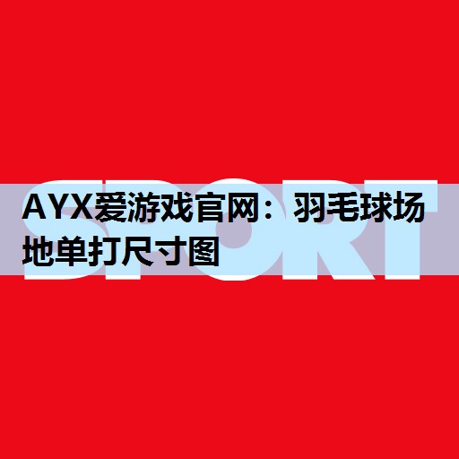 羽毛球场地单打尺寸图 羽毛球场地单打尺寸图